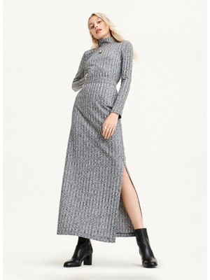 

DKNY Женская серая юбка-карандаш с эластичной резинкой на талии и боковыми разрезами средней длины для работы, Серый
