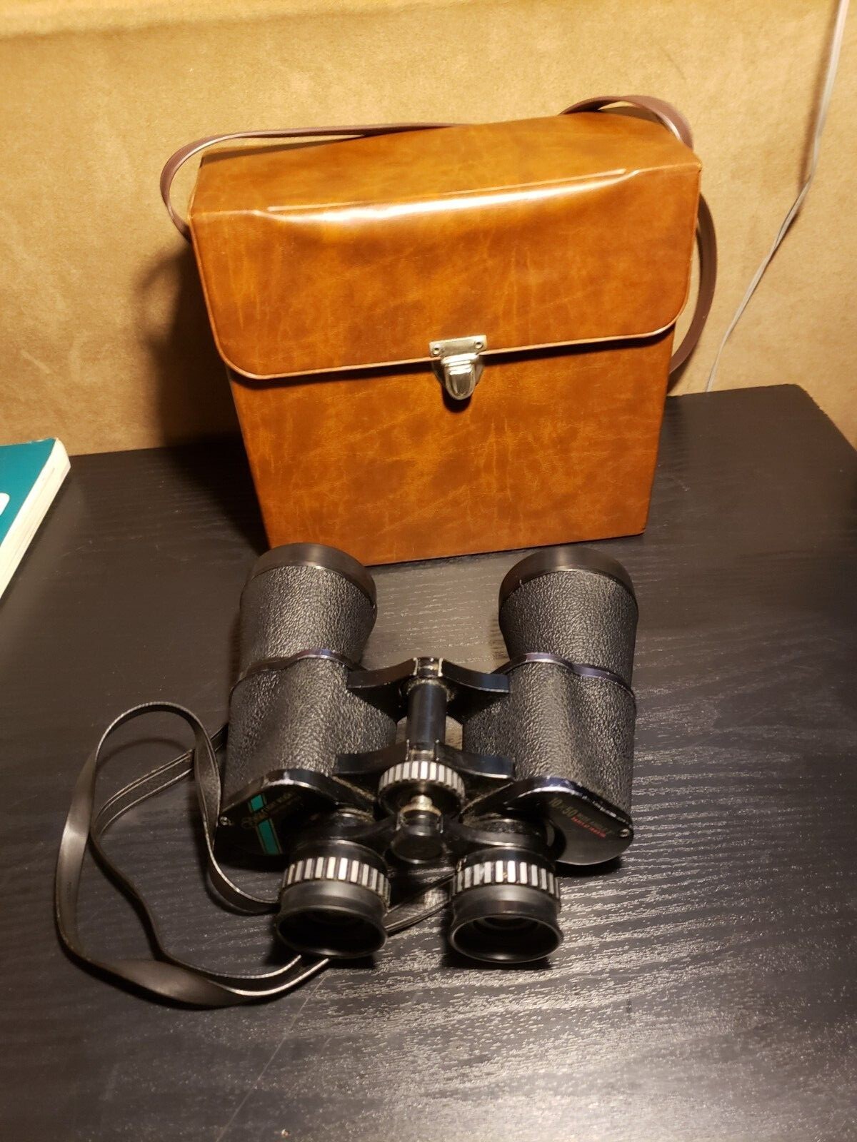 Vintage 10 x 50 wide Selsi Binoculars with Case