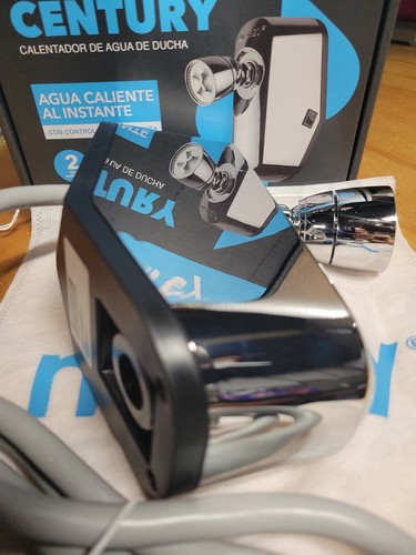 MAREY Century 120V Compact Tankless Shower Water Heater with Temperature Control