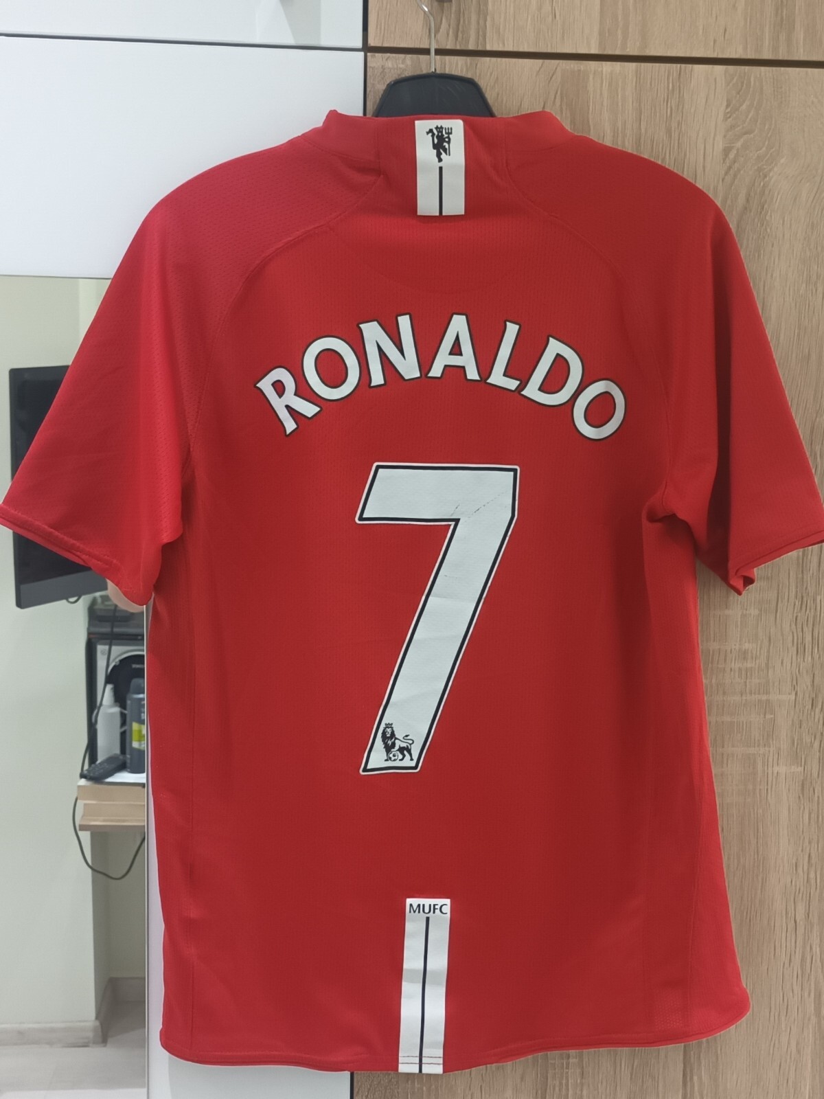 RONALDO 7 赤 シャツ 2006/2007 2007-09 Manchester United Home Shirt Ronaldo #7 - 6/10 - (XL