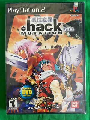 New Factory Sealed : .Hack Part 2 : MUTATION PS2 Sony PlayStation