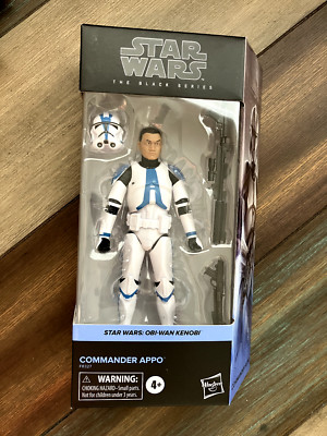 Star Wars Black Series TARGET CLONE COMMANDER APPO 6'' Figure ROTS OBI-WAN KENOBI