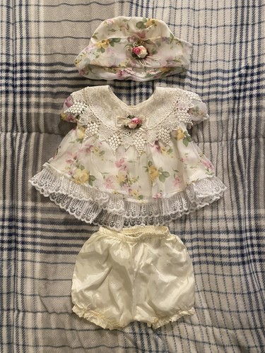 新品caramel vintage floral Bloomer 12m 12-18 Month READY TO SHIP Vintage Garden Floral Baby