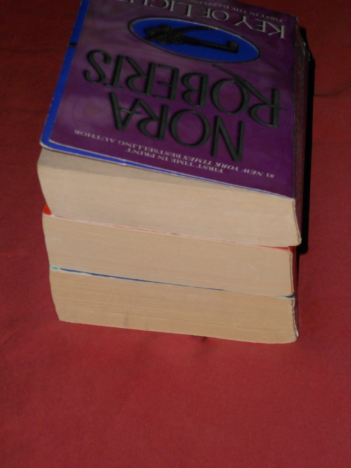 NORA ROBERTS Complete Trilogy Series:  Key of LIGHT Knowledge VALOR