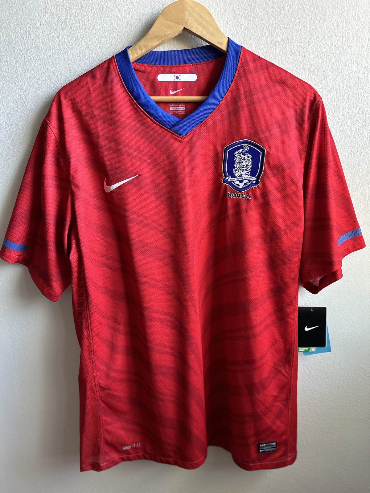 SOUTH KOREA 2010 2011 HOME FOOTBALL SHIRT SOCCER JERSEY NIKE