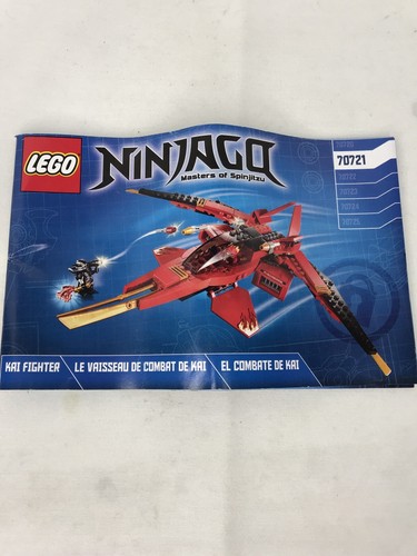 LEGO Ninjago 70721 Kai Fighter Instruction Manual Booklet Only | eBay