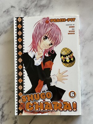 Shugo Chara! Volume 6 Manga by Peach-Pit (2009, Trade Paperback) English OOP