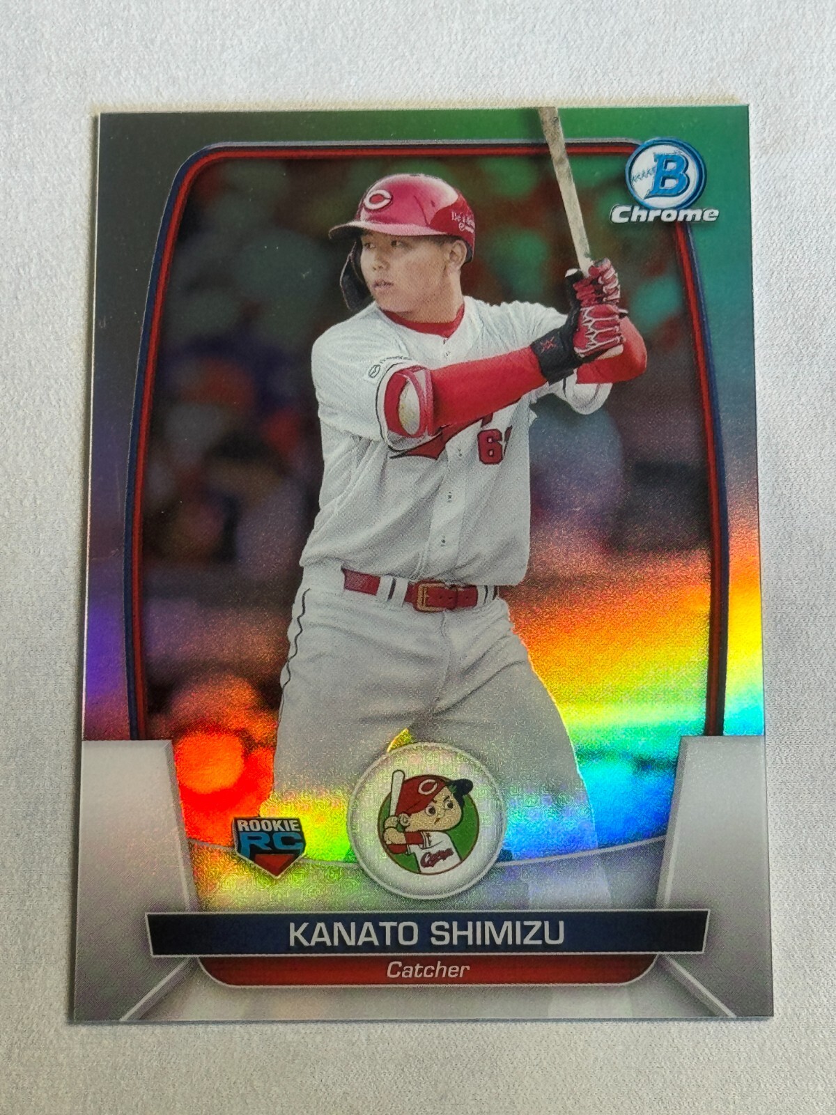 2023 Bowman NPB Chrome Refractor Kanato Shimizu Rookie RC