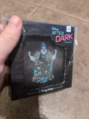 LE 500 Hades Hercules Villains Castle Takeover After Dark Event Disney Pin 2024