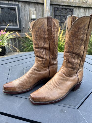 Lucchese Tan Mad Dog Boots