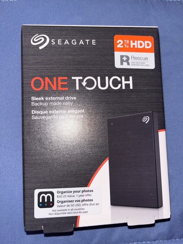 Seagate One Touch 2TB, External (STKB2000400) Hard Drive