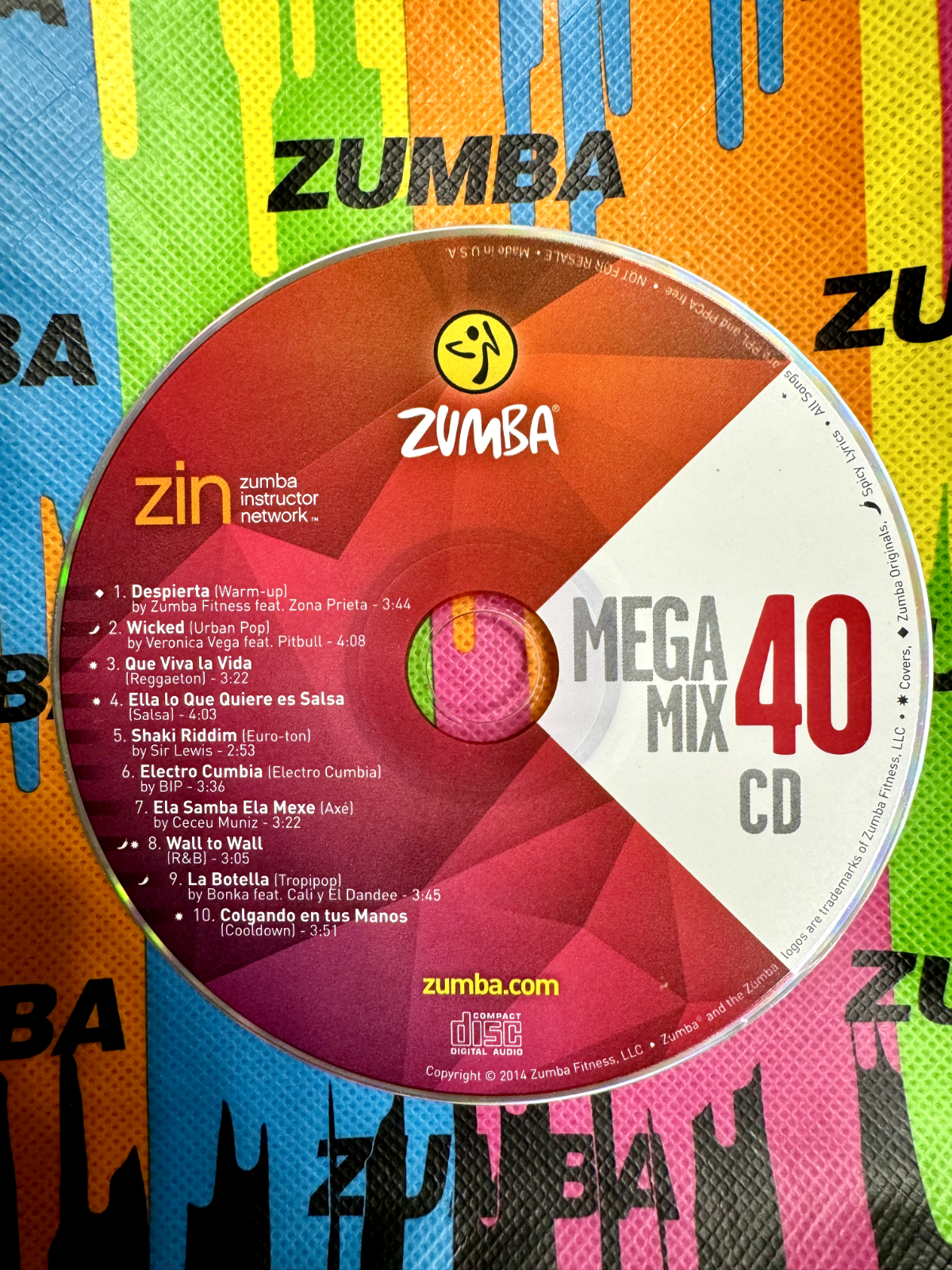 ZUMBA ZIN18 CDとDVD 【公式通販】
