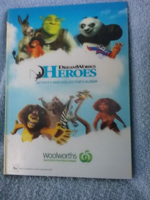 Woolworths Dreamworks Heroes Full album with all cards.