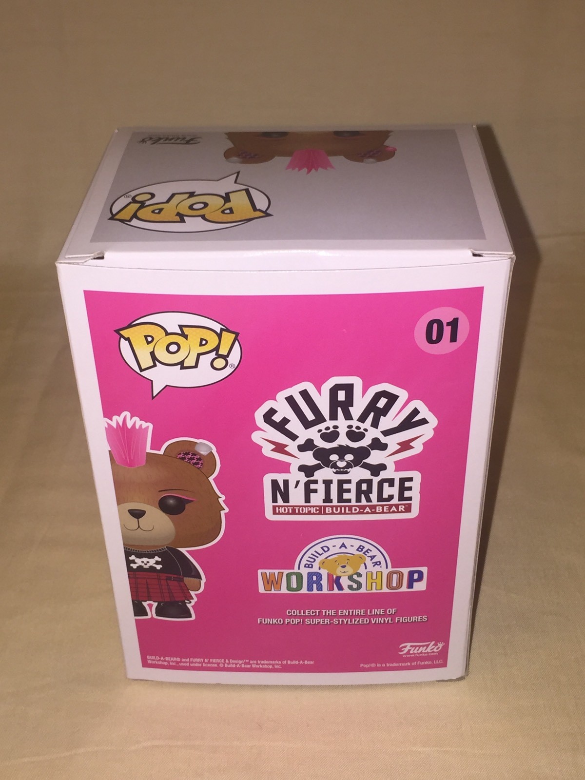 FURRY N FIERCE Funko Pop #01 BUILD A BEAR HOT TOPIC EXCLUSIVE Vinyl Figure NIP | eBay
