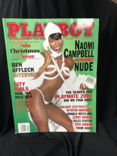 プレイボーイ ナオミキャンベル Vintage Playboy Magazine December