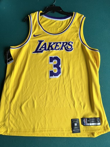  Anthony Davis Los Angeles Lakers #3 Youth 8-20 Yellow