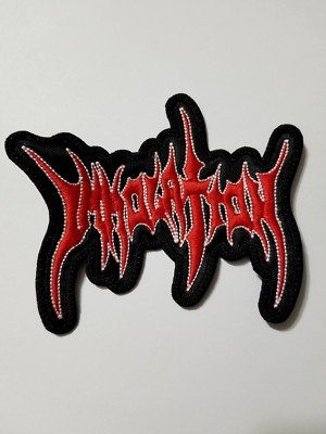 immolation  SHAPED LOGO   EMBROIDERED  PATCH