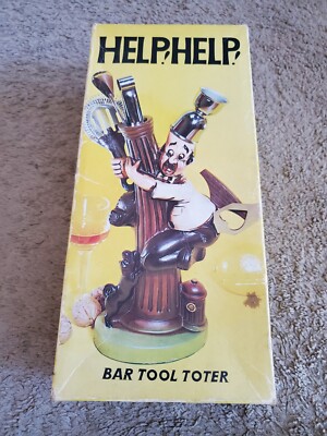 Vintage Bar Tool Toter Made in Japan NEW IN BOX  Please Read Description 1950's