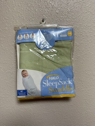HALO Sleepsack Swaddle | 100% Cotton Swaddle | Green | Newbo