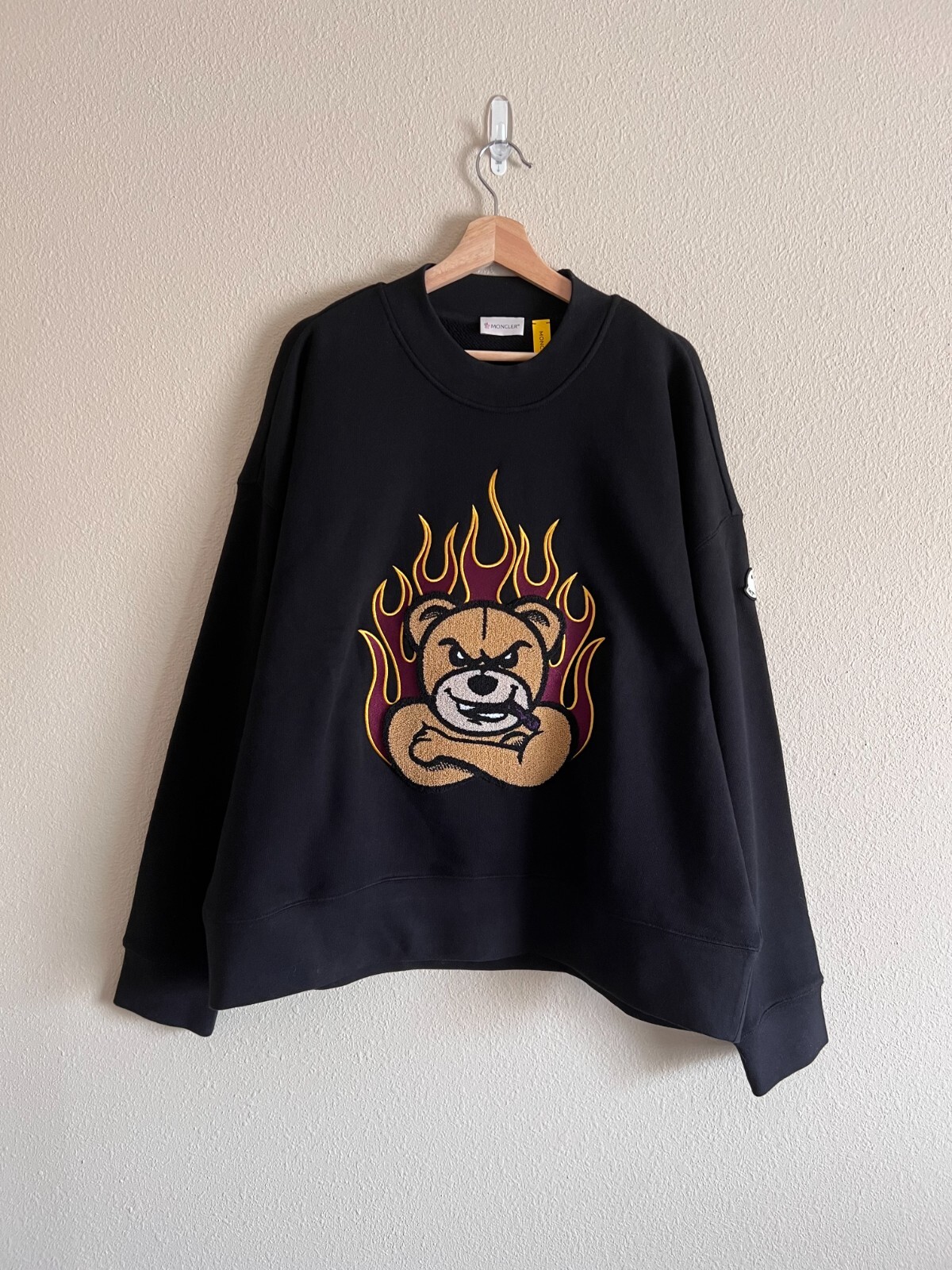 Moncler x palm angels crewneck hotsell