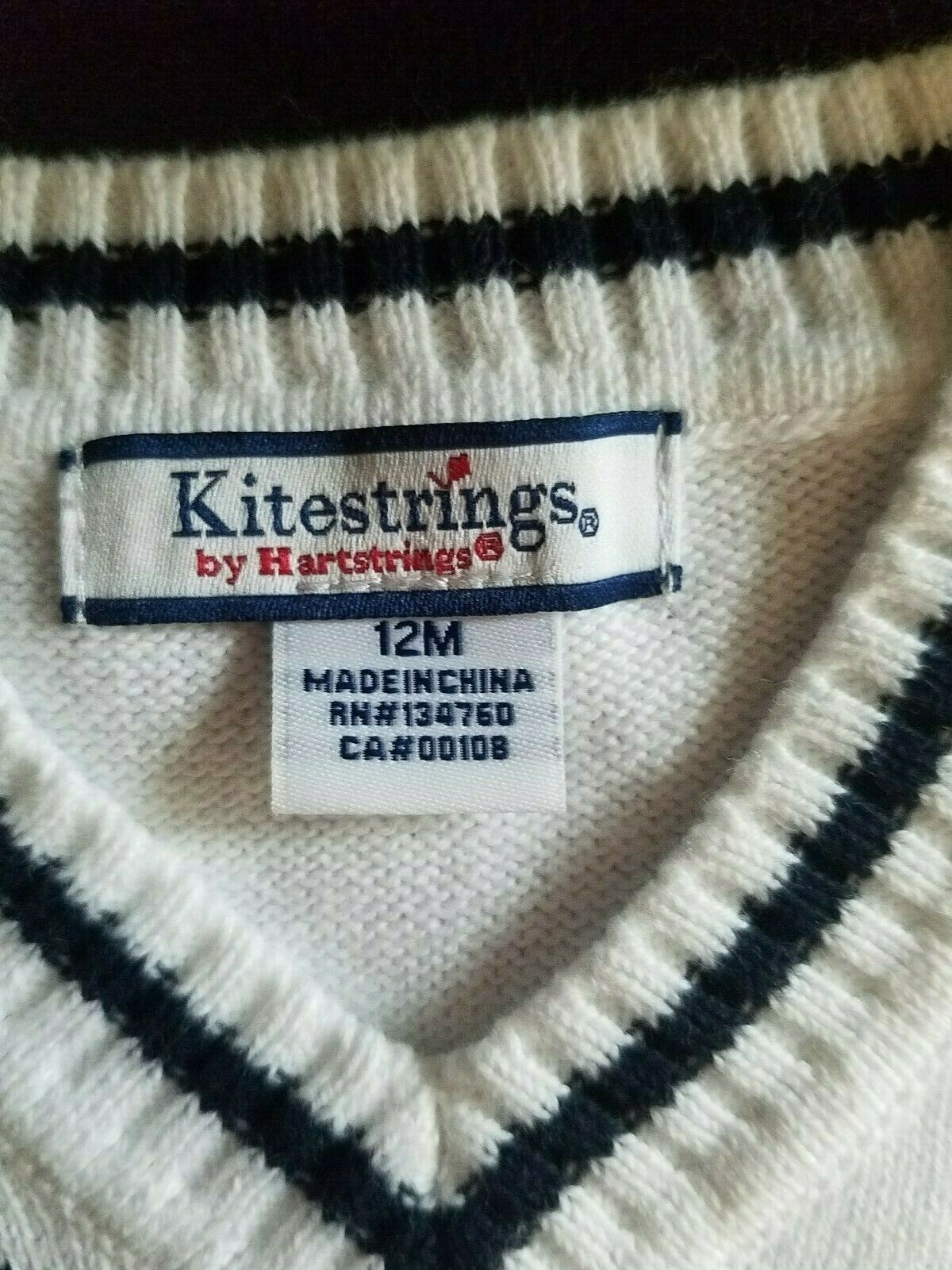 Boys - Kitestrings (by Heartstrings)  NWT Sweater Vest Sz 12 months
