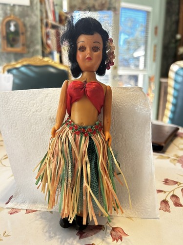 コレクション 1950s vintage  Hula  Doll Vintage Hawaiian Doll | 1950's Hula Doll | Elsie Denny Doll - Etsy