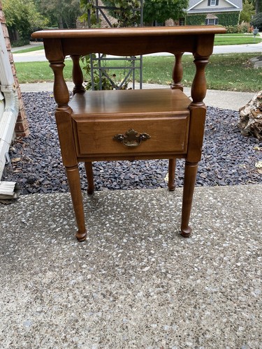 Sprague Carleton Furniture Solid Hard Rock Maple Nightstand