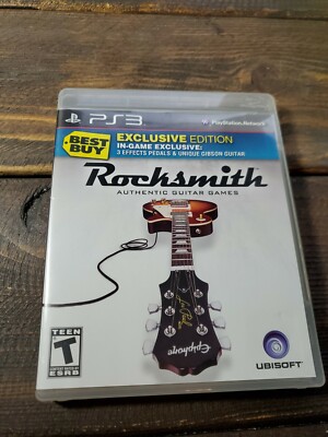 Rocksmith Best Buy Exclusive Edition (PlayStation 3, 2011) PS3 Complete Stickers