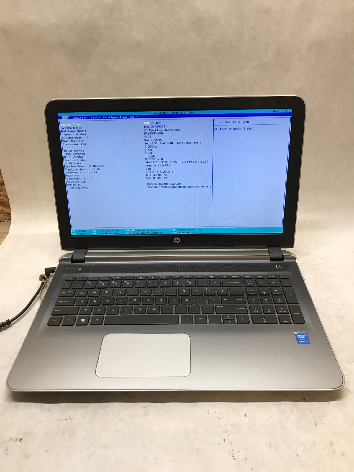 Pavilion15-ab226TU core i3-5020U/メモリ8GB Pavilion15-ab226TU core i3-5020U/メモリ8GB