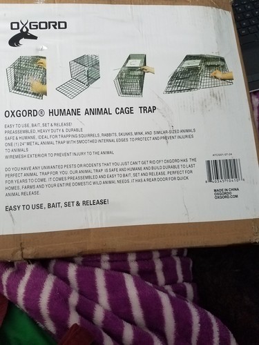 OxGord Live Animal Trap 24