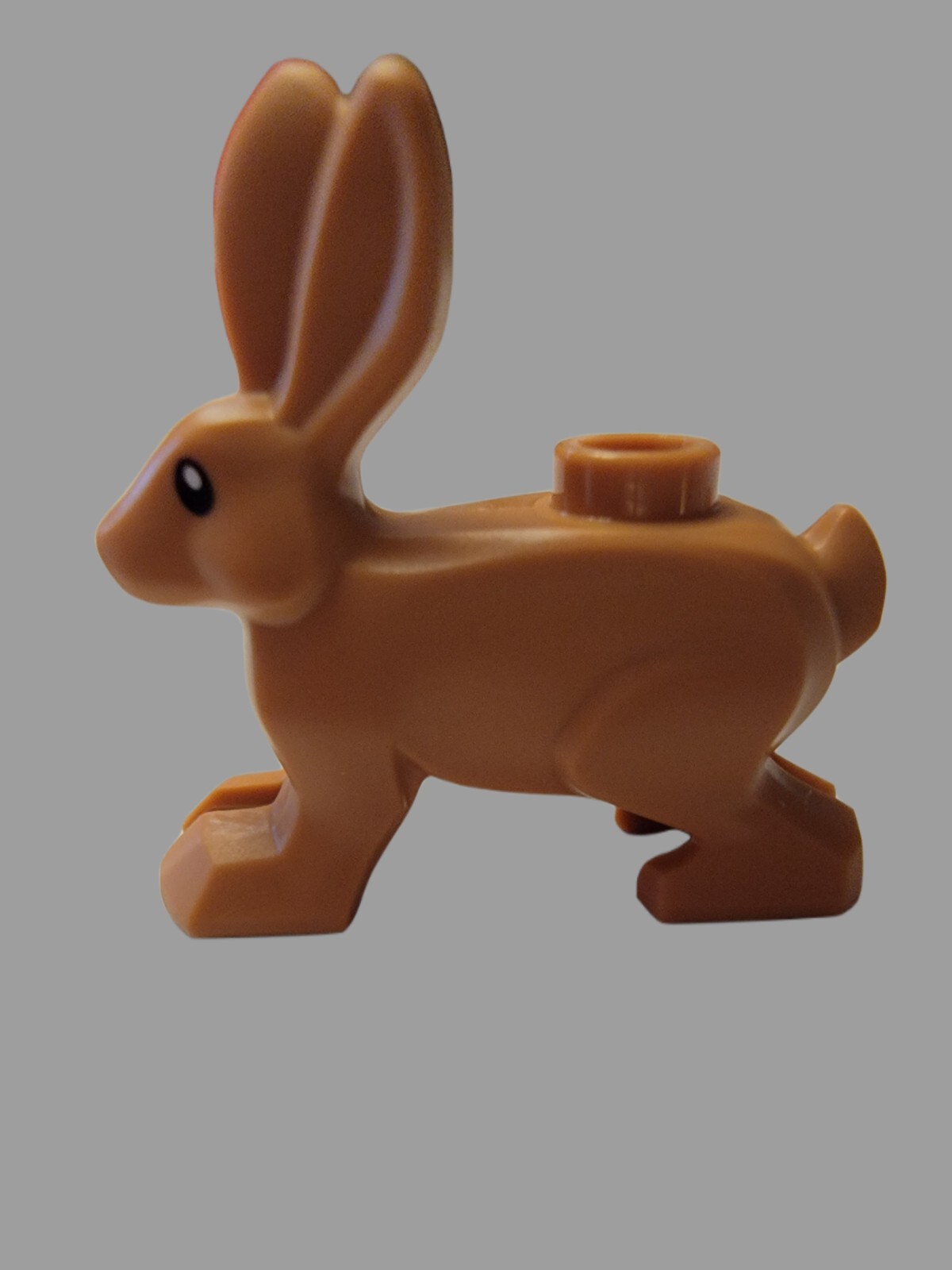 Lego New Rabbit Hare Standing with Black Eyes and White