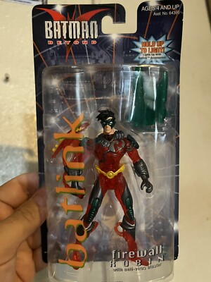 NEW HASBRO 1999 BATMAN BEYOND BATLINK FIREWALL ROBIN FIGURE DC COMICS 90 s RETRO