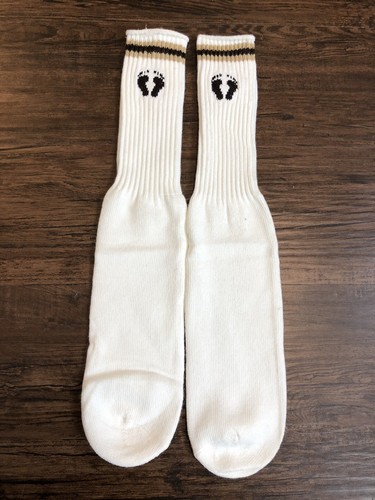 Vintage 70's Hang Ten Orlon Tube Socks Tri Stripe Skate Surf Rare New Old Stock