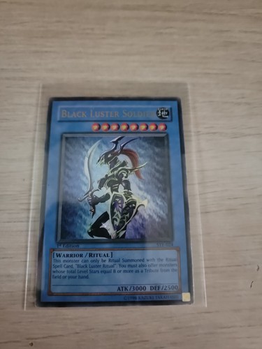 YuGiOh Black Luster Soldier 1st Edition Holo #SYE-024 LP