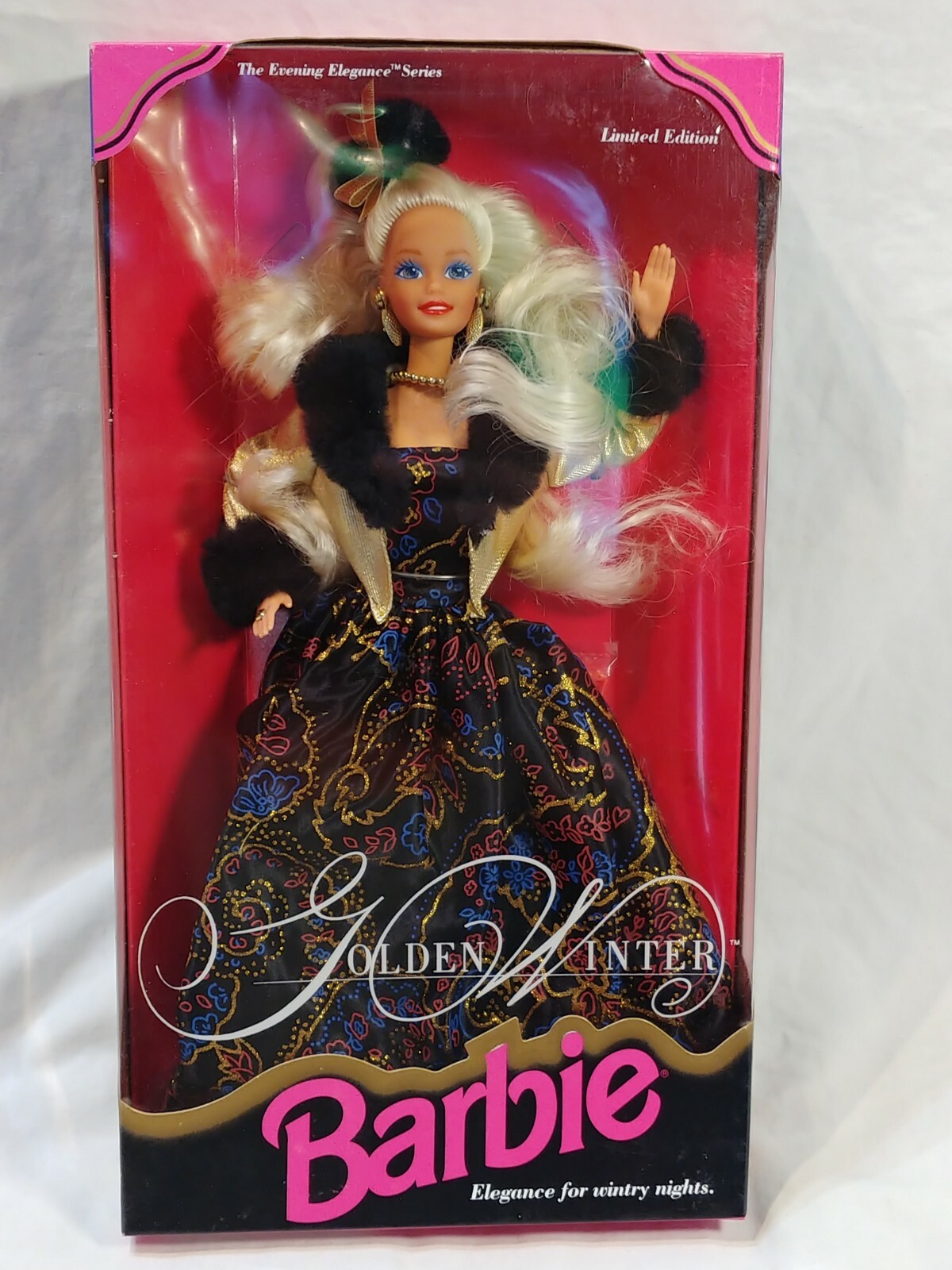 Vintage Mattel Golden Winter Barbie Limited Edition 1993 eBay