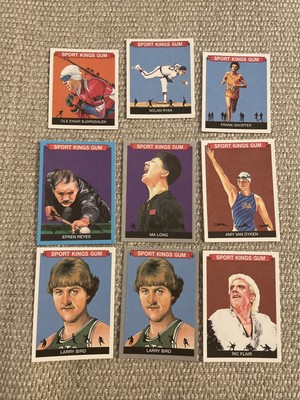 SPORTKINGS VOLUME 4 (LOT OF 9) - Exact Cards Pictured - Nolan Ryan & Larry Bird