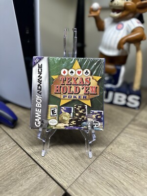 Factory Sealed - Texas Hold 'Em Poker (Nintendo Game Boy Advance, 2004)Brand New
