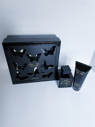 Encre Noire Pour Elle by Lalique For Women 2PC Set 3.3oz/100ml EDP