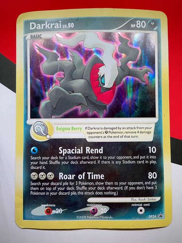 Darkrai JUMBO Promo 2008 Diamond & Pearl DP24 Pokémon DMG