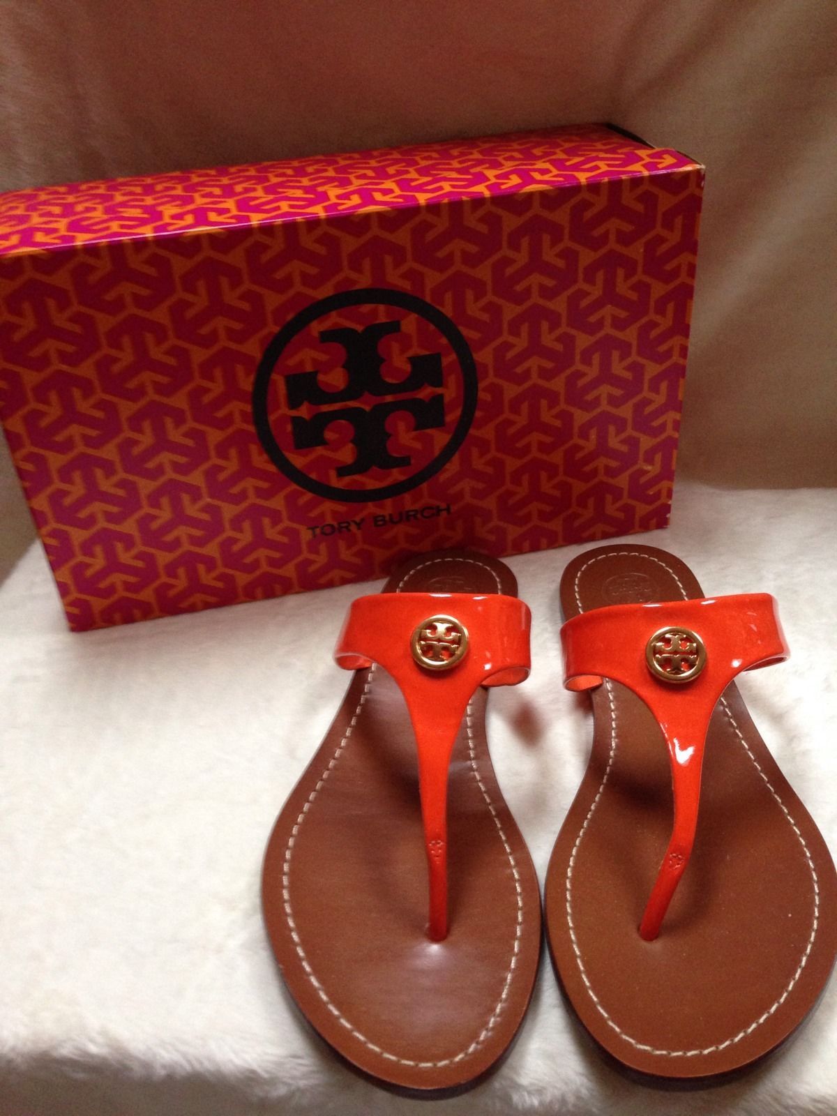 Tory Burch Block Patent Leather Upper Clothing, Shoes & Accessories for Women