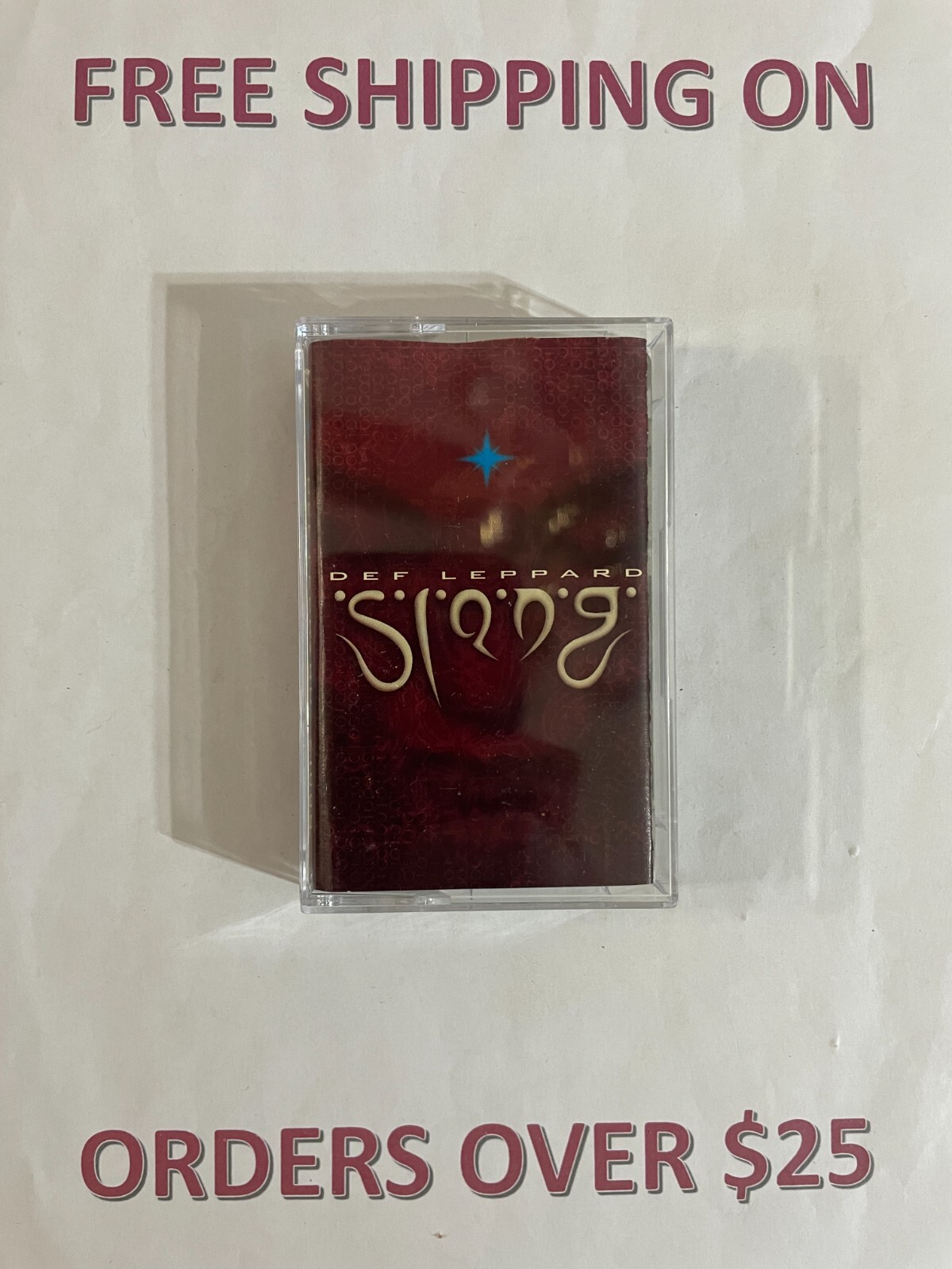 Language:DEF LEPPARD SLANG "WORK IT OUT":$1 and UP 80s 90s METAL Buy $25 get free shipping CASSETTE TAPES BUILD YOUR LOT