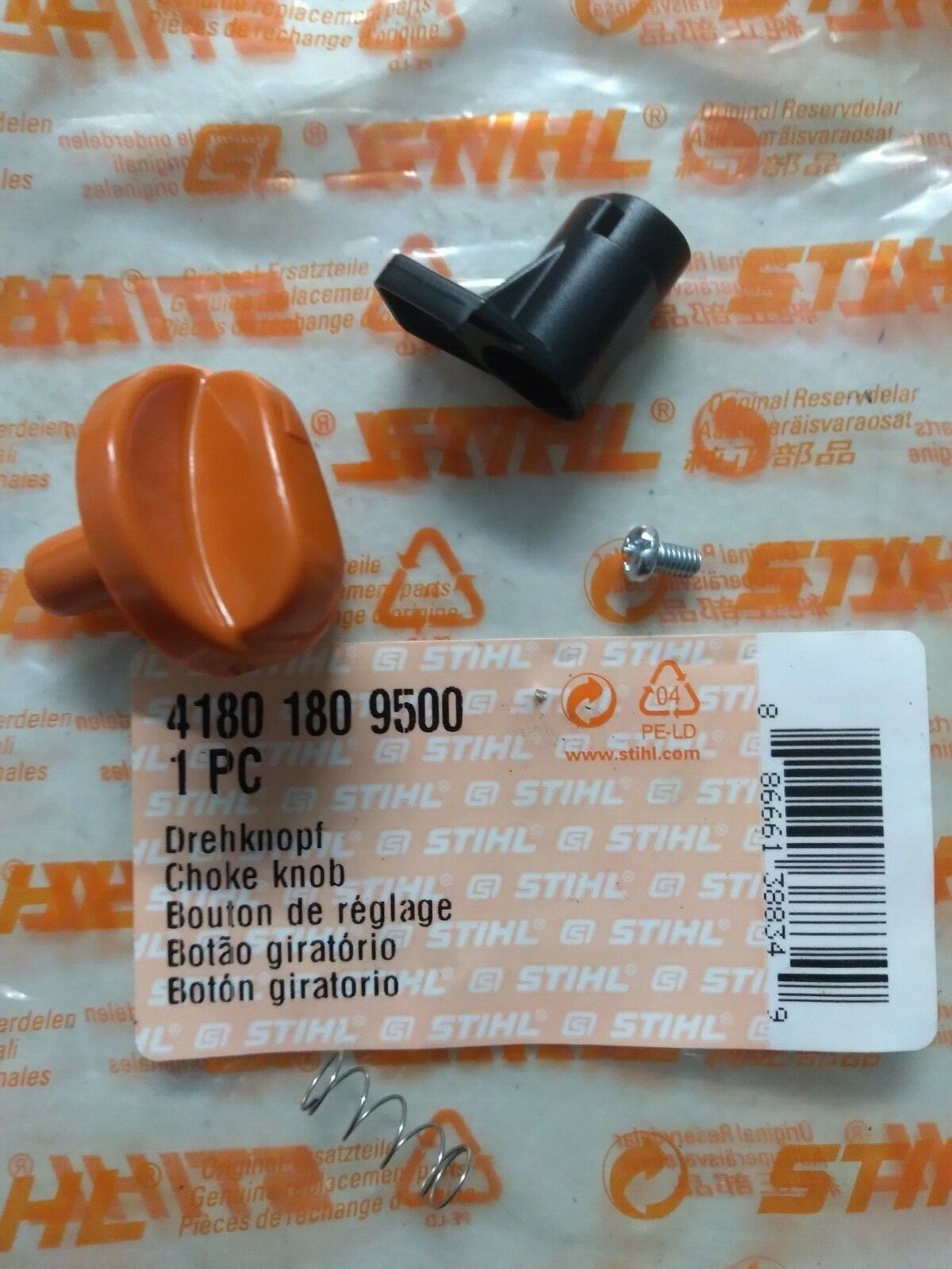 STIHL Choke Knob fits FS91 FS111 FS131 HT102 HT103 HT131 HT132 4180 180 9500