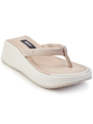 

Женские розовые кожаные сандалии на танкетке без шнуровки DKNY 1-1/2 Maeryn, Розовый, K1150335