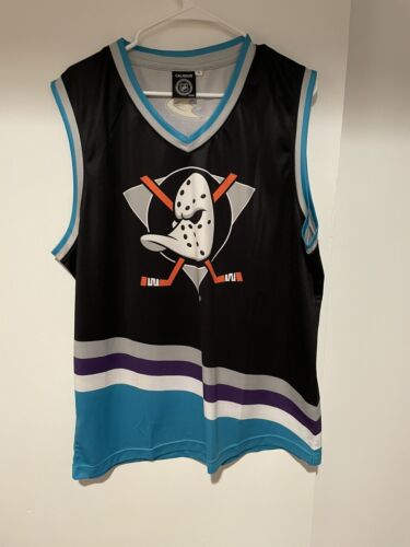 NHL Anaheim Mighty Ducks Shirt Grafton Split Tank Top Mesh Shirt