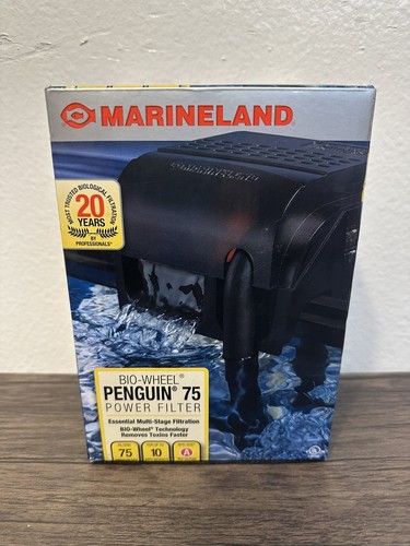 Marineland Penguin 75B Bio Wheel Aquarium Power Filter (up to 10 Gallon Tank)