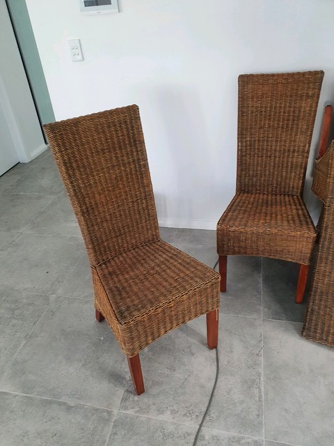 Nick Scali Cane chairs x 6 | Dining Chairs | Gumtree Australia Rockdale
