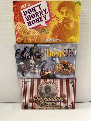 CBS Ghosts TV Show Limited Edition Candy Lot of 3 Root Beer Honey English Toffee