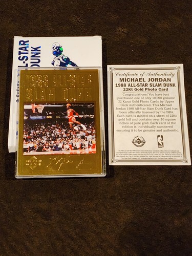 1996 Upper Deck Michael Jordan 1988 All Star Slam Dunk 22