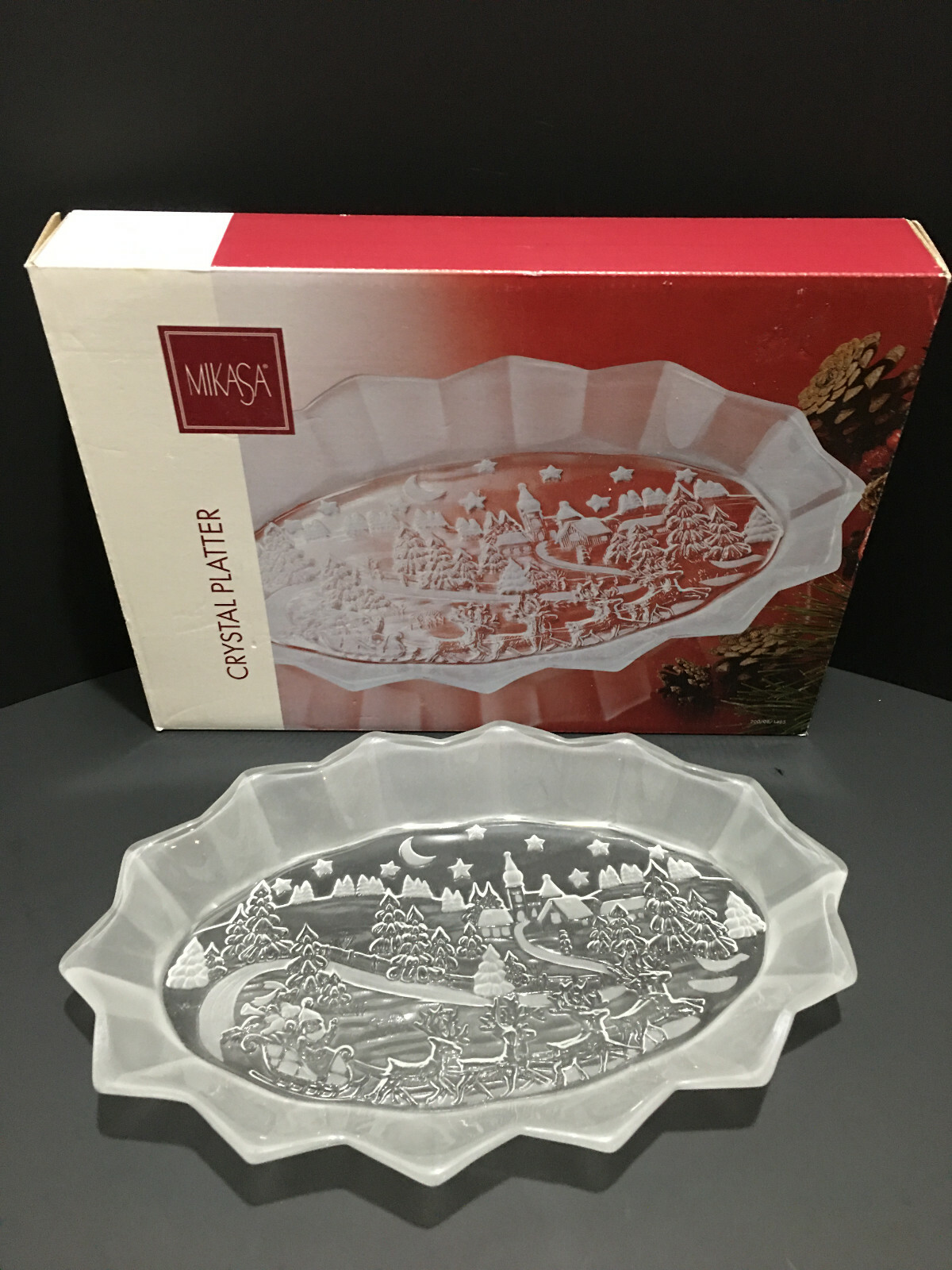 Mikasa christmas platter deals