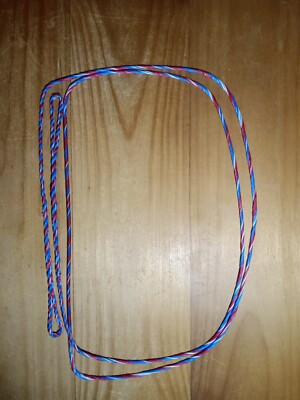 2-ply B-55 RWB Patriotic Flemish string for 66'' Bear Patriot recurve